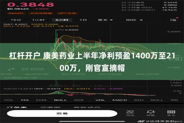 杠杆开户 康美药业上半年净利预盈1400万至2100万，刚官宣摘帽